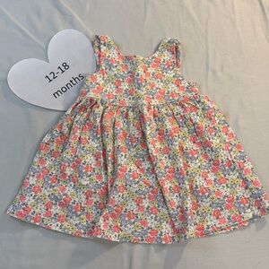 GAP - Pink and Red Ruffled Tiered Sundress